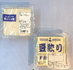絹ごし豆腐もめん豆腐